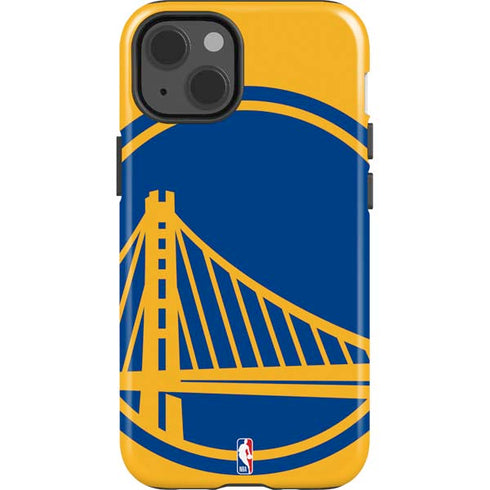 NBA Golden State Warriors Large Logo iPhone 15 Impact Case