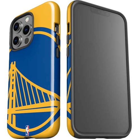 NBA Golden State Warriors Large Logo iPhone 14 Pro Impact Case