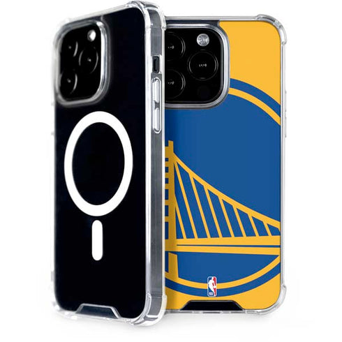 NBA Golden State Warriors Large Logo iPhone 15 Pro MagSafe Case