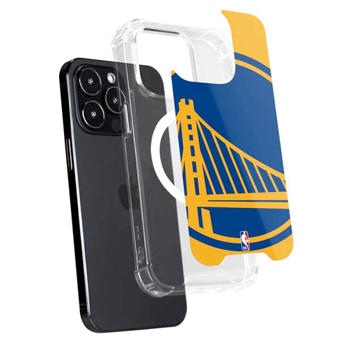 NBA Golden State Warriors Large Logo iPhone 15 Pro Max MagSafe Case