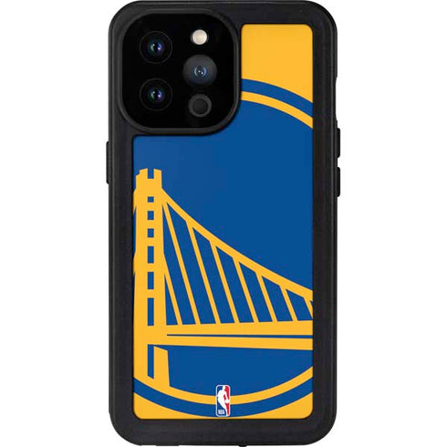 NBA Golden State Warriors Large Logo iPhone 14 Pro Max Waterproof Case