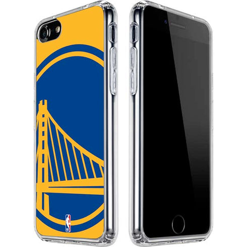 NBA Golden State Warriors Large Logo iPhone SE (2nd & 3rd Gen) Clear Case