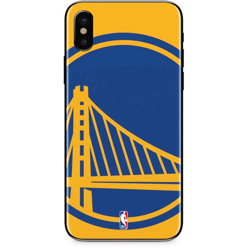 NBA Golden State Warriors Large Logo iPhone X Skin