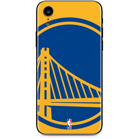 NBA Golden State Warriors Large Logo iPhone XR Skin