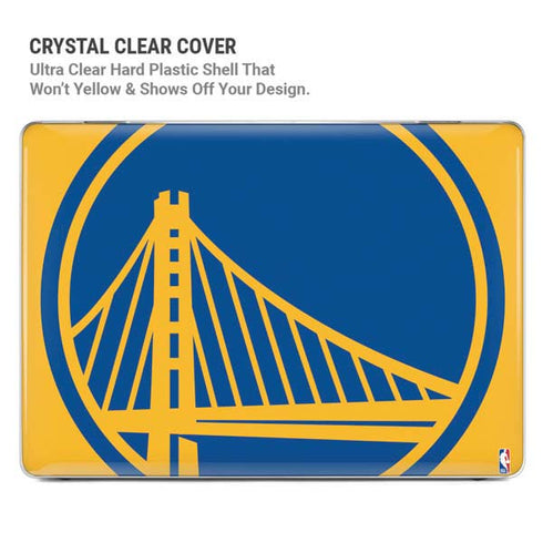 NBA Golden State Warriors Large Logo MacBook Pro 16in (2021-25) Case plus Skin