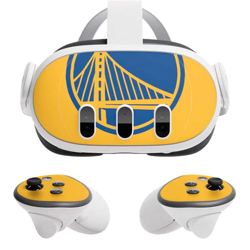 NBA Golden State Warriors Large Logo Meta Quest 3 Skin