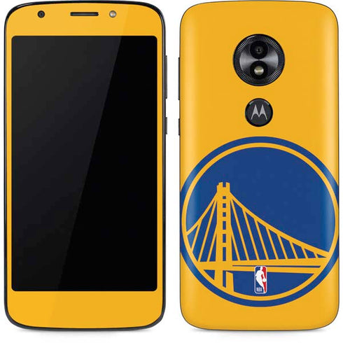 NBA Golden State Warriors Large Logo Moto E5 Play Skin