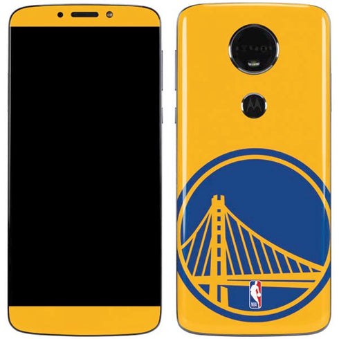 NBA Golden State Warriors Large Logo Moto E5 Plus Skin