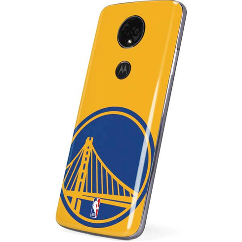 NBA Golden State Warriors Large Logo Moto E5 Plus Skin