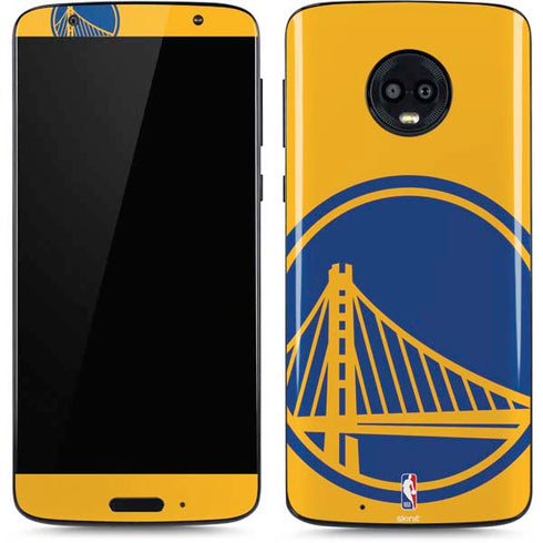 NBA Golden State Warriors Large Logo Moto G6 Skin