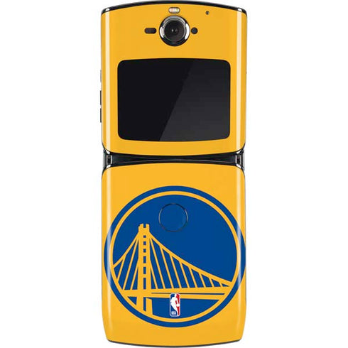 NBA Golden State Warriors Large Logo Motorola RAZR Skin