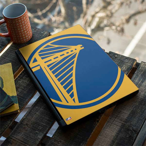NBA Golden State Warriors Large Logo MSI GS65 Stealth Laptop Skin