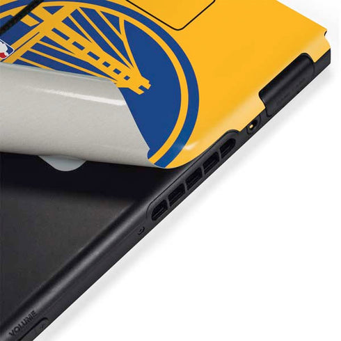 NBA Golden State Warriors Large Logo Nintendo Switch Bundle Skin