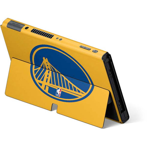 NBA Golden State Warriors Large Logo Nintendo Switch OLED (2021) Skin