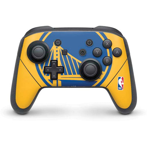 NBA Golden State Warriors Large Logo Nintendo Switch Pro Controller Skin