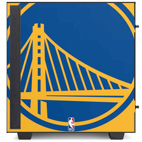 NBA Golden State Warriors Large Logo NZXT H510 Compact ATX Mid-Tower Case Skin