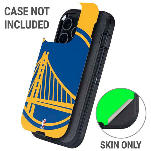 NBA Golden State Warriors Large Logo Otterbox Defender iPhone Skin