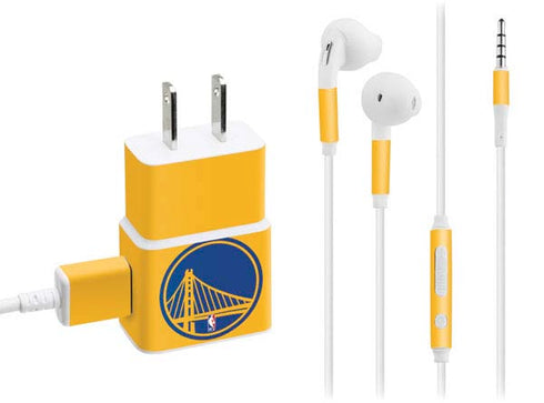 NBA Golden State Warriors Large Logo Phone Charger Skin