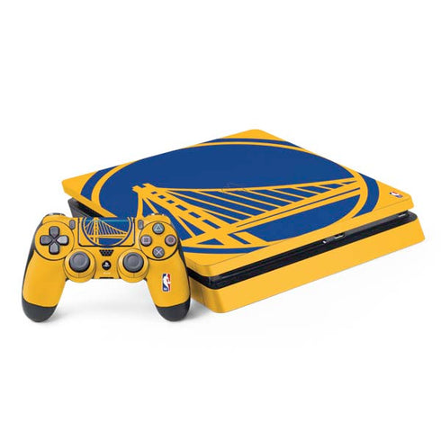 NBA Golden State Warriors Large Logo PS4 Slim Bundle Skin