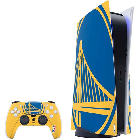 NBA Golden State Warriors Large Logo PS5 Bundle Skin
