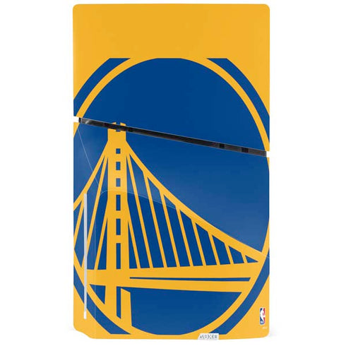 NBA Golden State Warriors Large Logo PS5 Slim Disk Console Skin