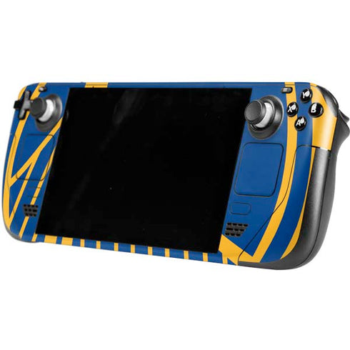 NBA Golden State Warriors Large Logo Steam Deck Handheld Gaming Computer Skin