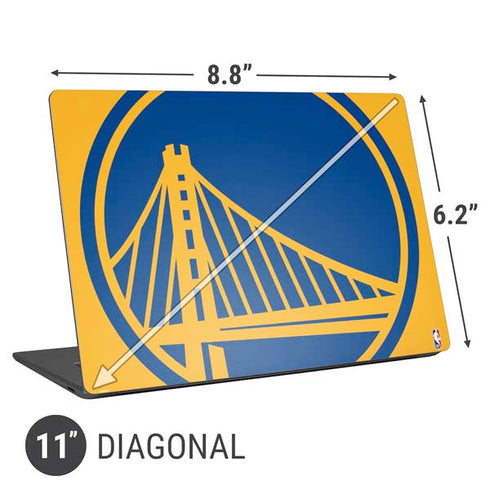 NBA Golden State Warriors Large Logo Universal Laptop 11in (8.8 x 6.2in) Skin