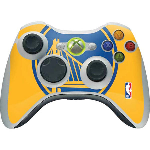 NBA Golden State Warriors Large Logo Xbox 360 Wireless Controller Skin
