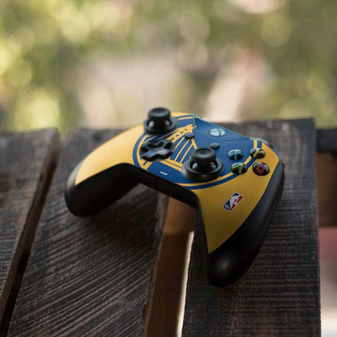 NBA Golden State Warriors Large Logo Xbox One S Controller Skin