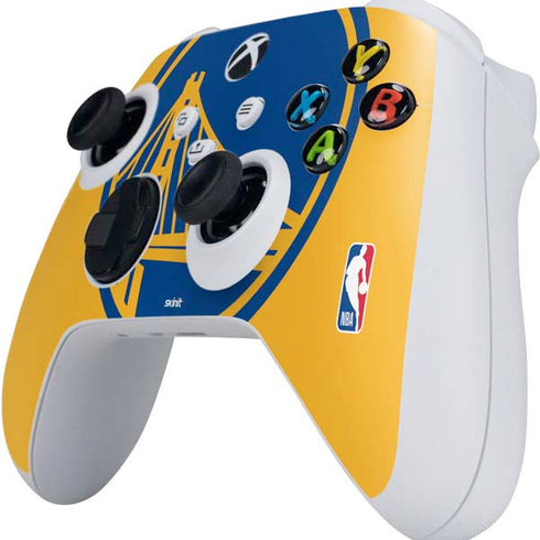 NBA Golden State Warriors Large Logo Xbox Series S Controller Skin