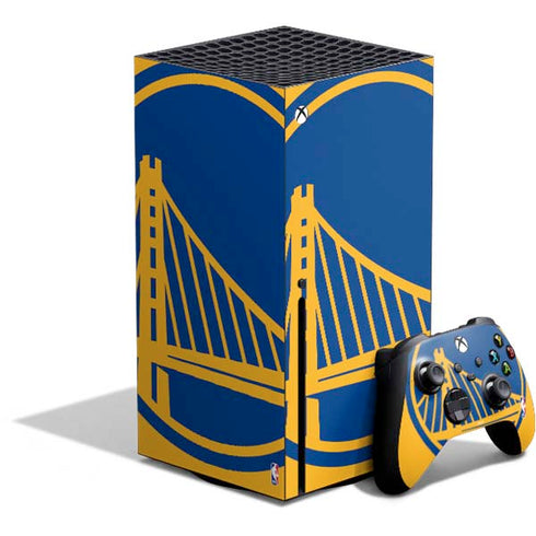 NBA Golden State Warriors Large Logo Xbox Series X Bundle Skin