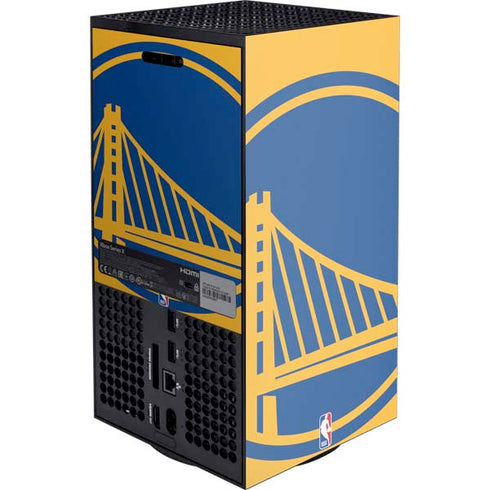 NBA Golden State Warriors Large Logo Xbox Series X Console Skin