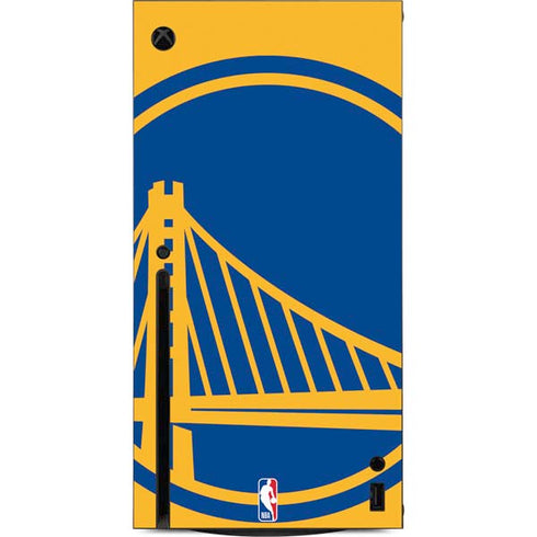 NBA Golden State Warriors Large Logo Xbox Series X Console Skin