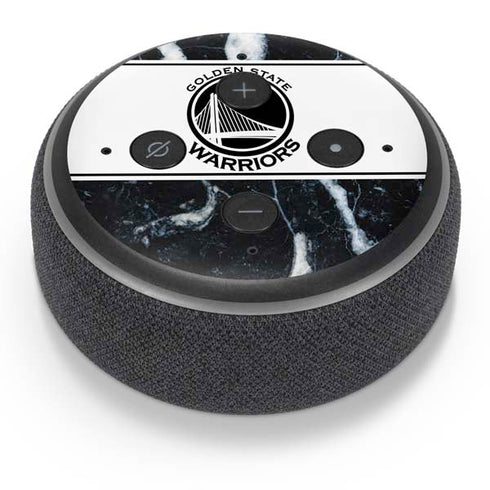 NBA Golden State Warriors Marble Amazon Echo Dot Skin