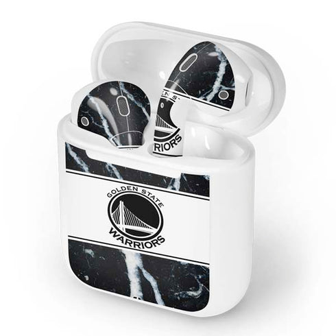 NBA Golden State Warriors Marble Apple AirPods Skin