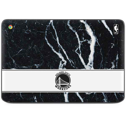 NBA Golden State Warriors Marble HP Chromebook Skin