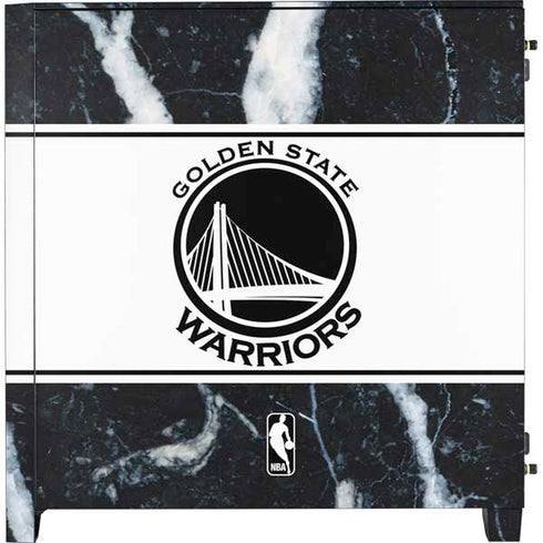 NBA Golden State Warriors Marble Corsair 4000D Tempered Glass Mid-Tower ATX Case Skin