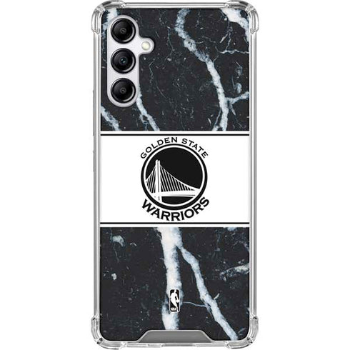 NBA Golden State Warriors Marble Galaxy A15 5G Clear Case