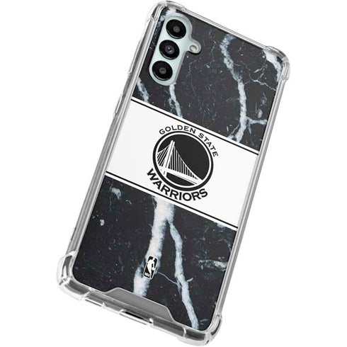 NBA Golden State Warriors Marble Galaxy A15 5G Clear Case