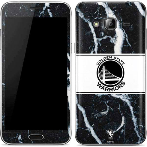 NBA Golden State Warriors Marble Galaxy J3 Skin