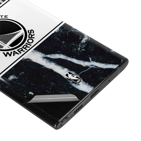 NBA Golden State Warriors Marble Galaxy Note 10 Plus Skin