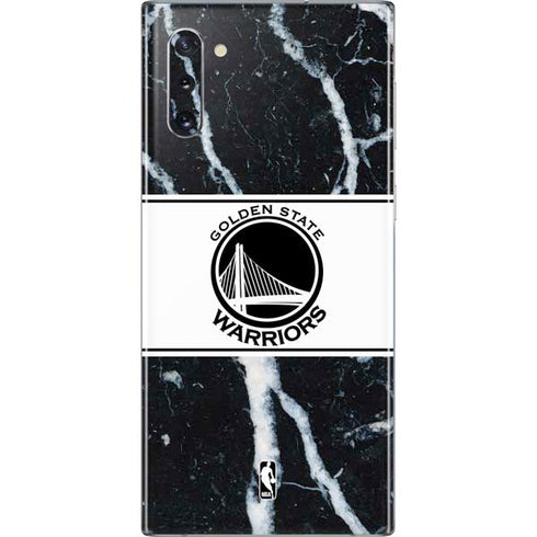 NBA Golden State Warriors Marble Galaxy Note 10 Skin