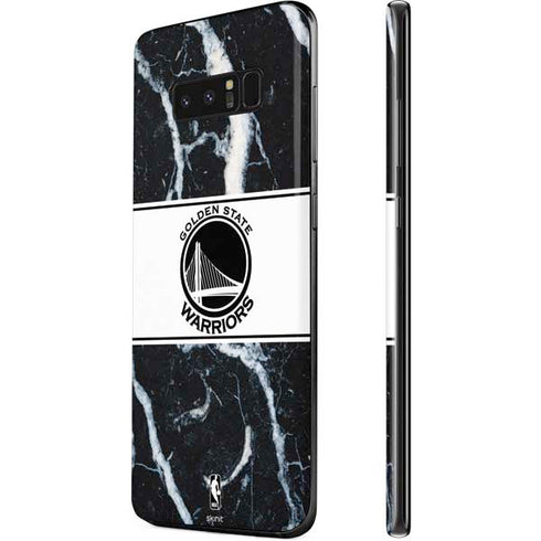NBA Golden State Warriors Marble Galaxy Note 8 Skin