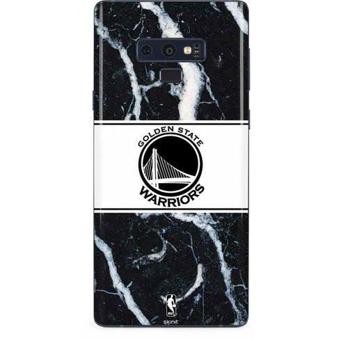 NBA Golden State Warriors Marble Galaxy Note 9 Skin
