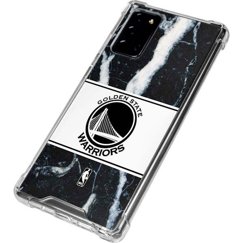 NBA Golden State Warriors Marble Galaxy Note20 5G Clear Case