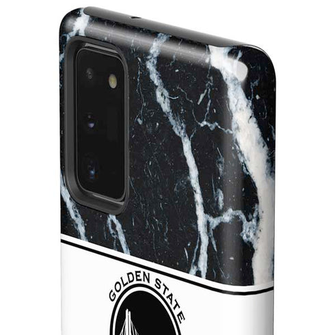 NBA Golden State Warriors Marble Galaxy Note20 5G Pro Case