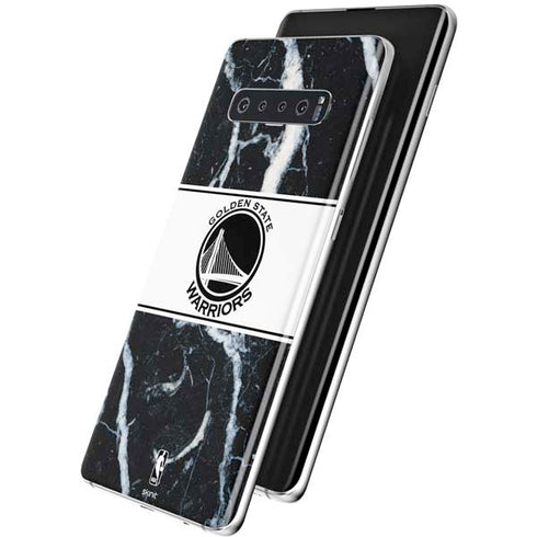 NBA Golden State Warriors Marble Galaxy S10 Skin