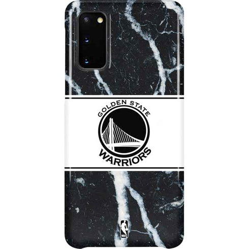 NBA Golden State Warriors Marble Galaxy S20 Lite Case