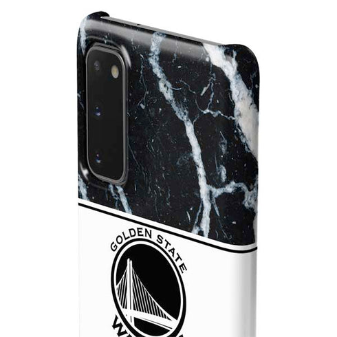 NBA Golden State Warriors Marble Galaxy S20 Lite Case