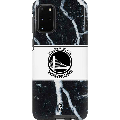 NBA Golden State Warriors Marble Galaxy S20 Plus Pro Case